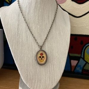 Classic Hardware Tattoo Sugar Skull locket